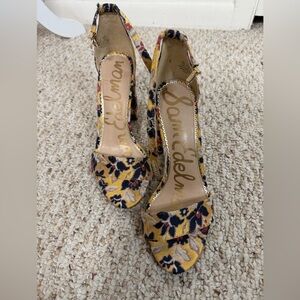 Sam Edelman Floral Patterned Heels 7